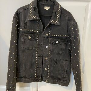 POL Black Studded Jacket